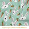 Easter Day Rabbit and Carrot Pattern Throw Blanket Soft Warm Cozy Lightweight Decorative Blanket for Couch, Bed, Sofa, Travel 40x50 inch